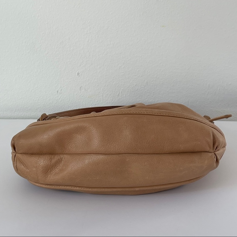 Cole Haan Kaylie Bag Tan Leather Hobo Shoulder Style Neutral Bag - Picture 5 of 10